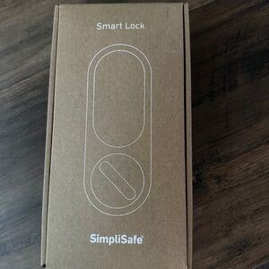 SimpliSafe Smart Door Lock with PIN Keypad (WHITE) w Black Keypad SSLK1